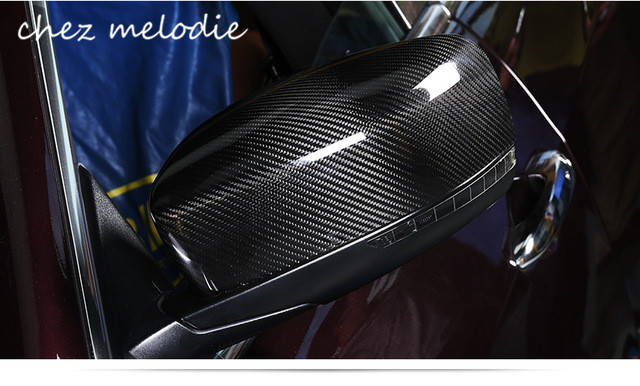 Maserati Ghibli / Quattroporte / GT GTS ׶   Ĺ ſ ĸ ĸ ܺ   ź  ڵ/Top quality all real carbon fiber car outside rearview Mirror Caps